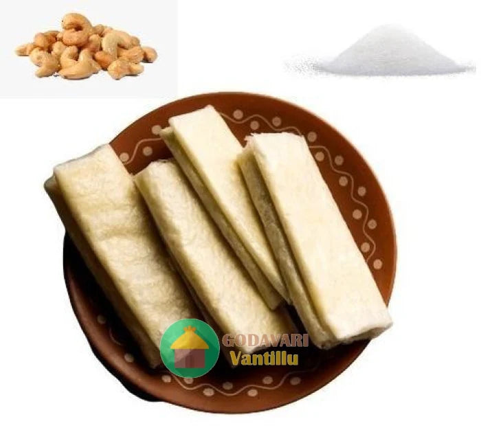 Godavari Vantillu Cashew Nut Sugar Pootharekulu