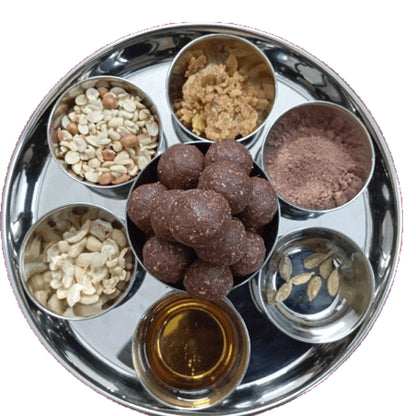 Kamarkat Srini's 
Cocoa & Nuts Laddoo