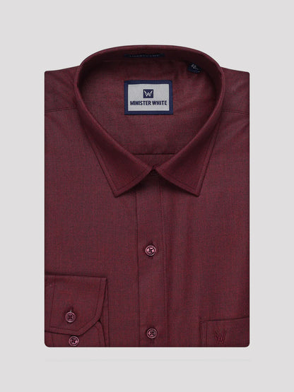 Minister White's Mens Shirt with Matching Border Dhoti Combo Casper