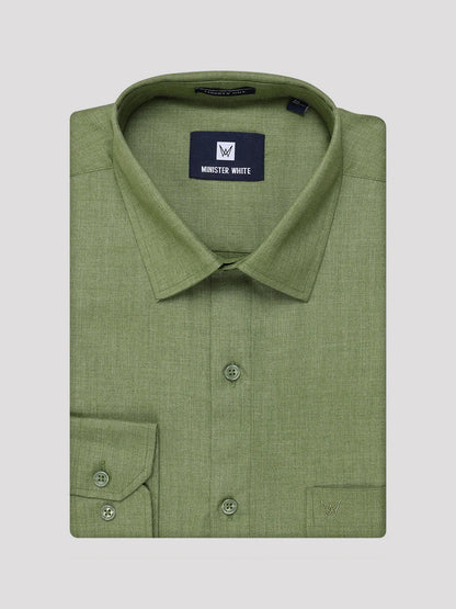 Minister White's Mens Shirt with Matching Border Dhoti Combo Casper