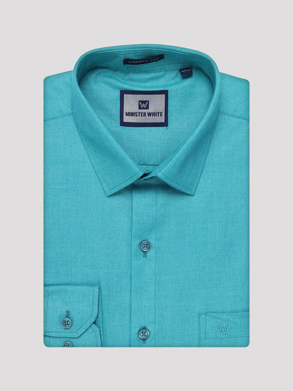 Minister White's Mens Shirt with Matching Border Dhoti Combo Casper