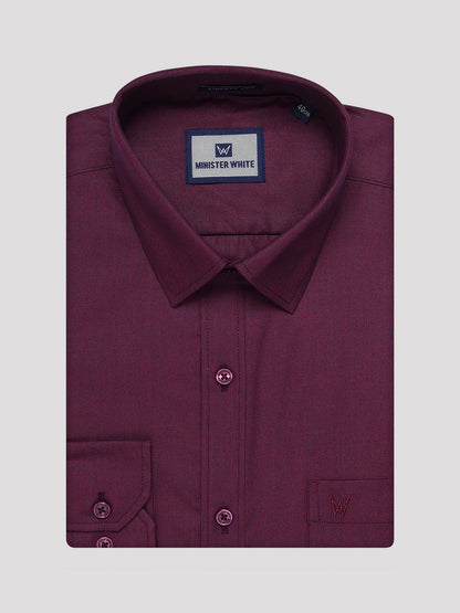 Minister White's Mens Shirt with Matching Border Dhoti Combo Casper