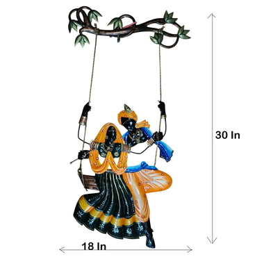 Couple on Swing- Metal