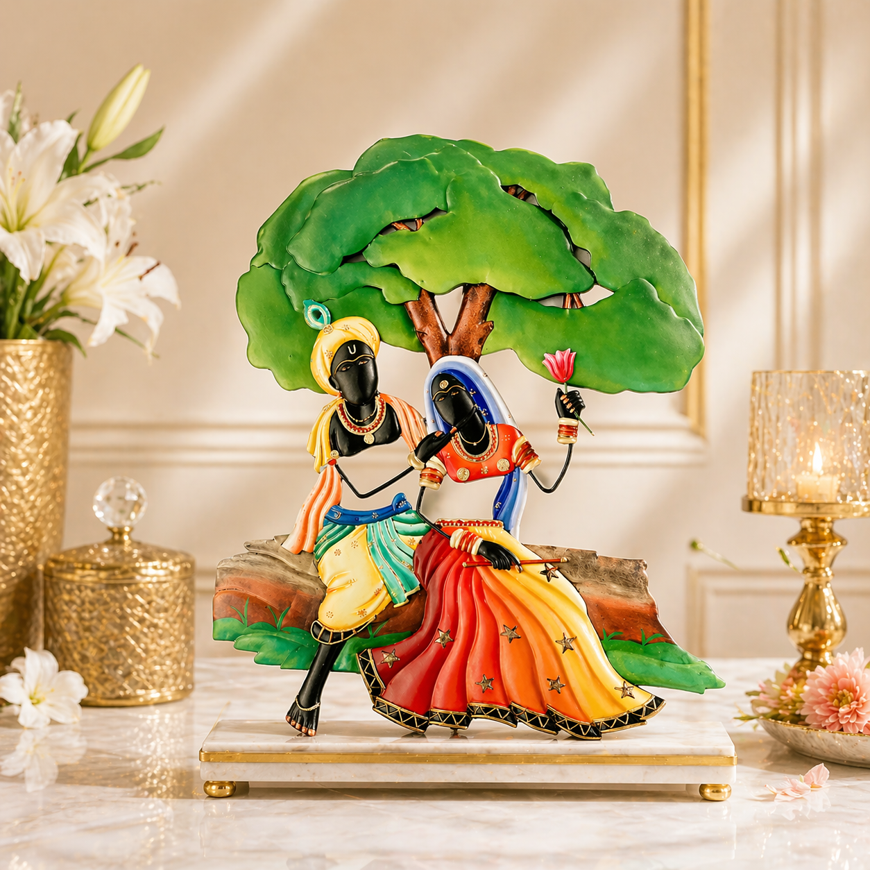 Couple under Tree - Metal