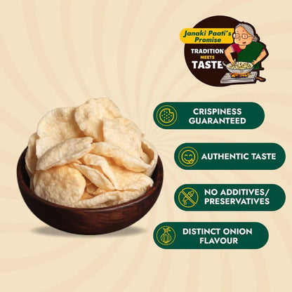Sweet Karam Coffee Creamy Onion Papad