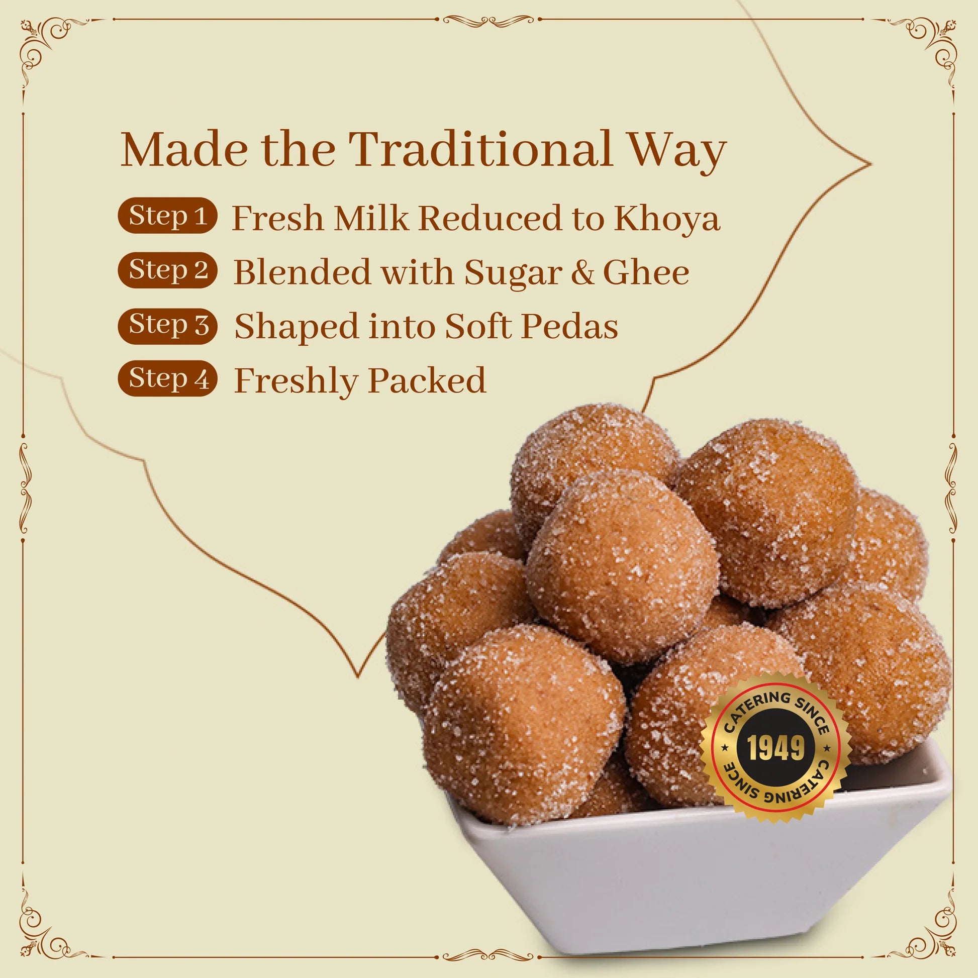 Shree Vaishnavi Sweets' Dharwad Peda