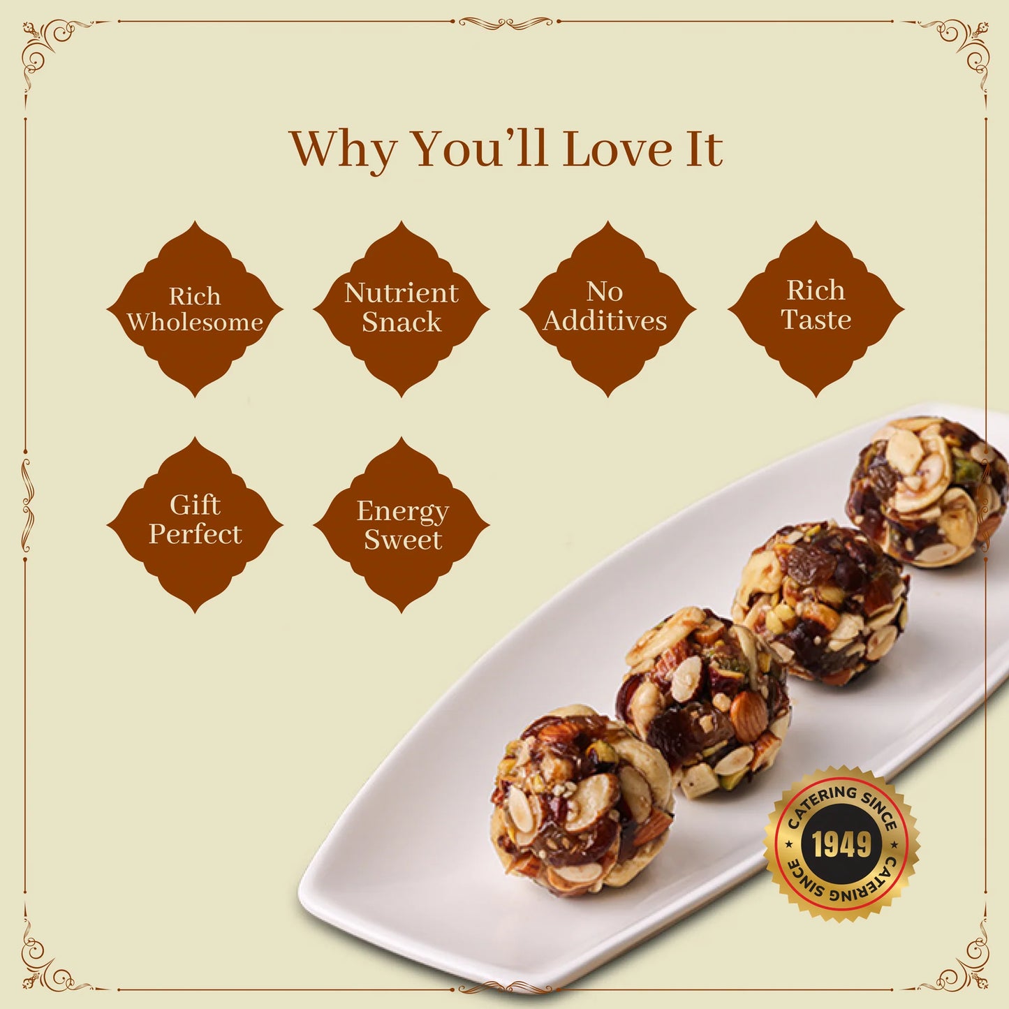 Shree Vaishnavi Sweets' Dry Fruit Laddu