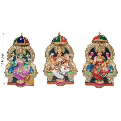 DURGA, LAKSHMI, SARASWATHI