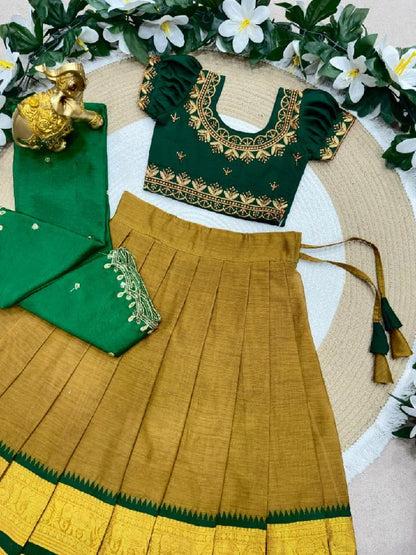 RKT Fashion's Embroidered Lehenga Choli Set