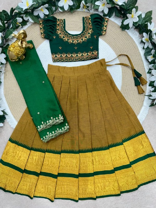 RKT Fashion's Embroidered Lehenga Choli Set