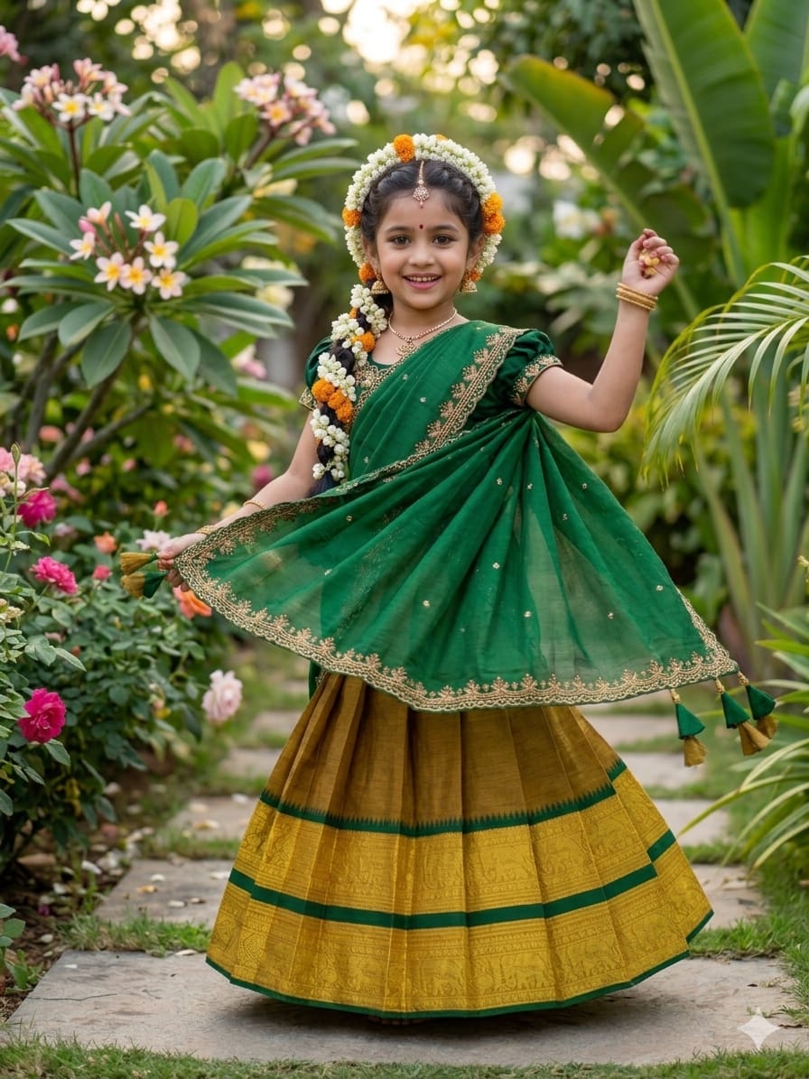 RKT Fashion's Embroidered Lehenga Choli Set