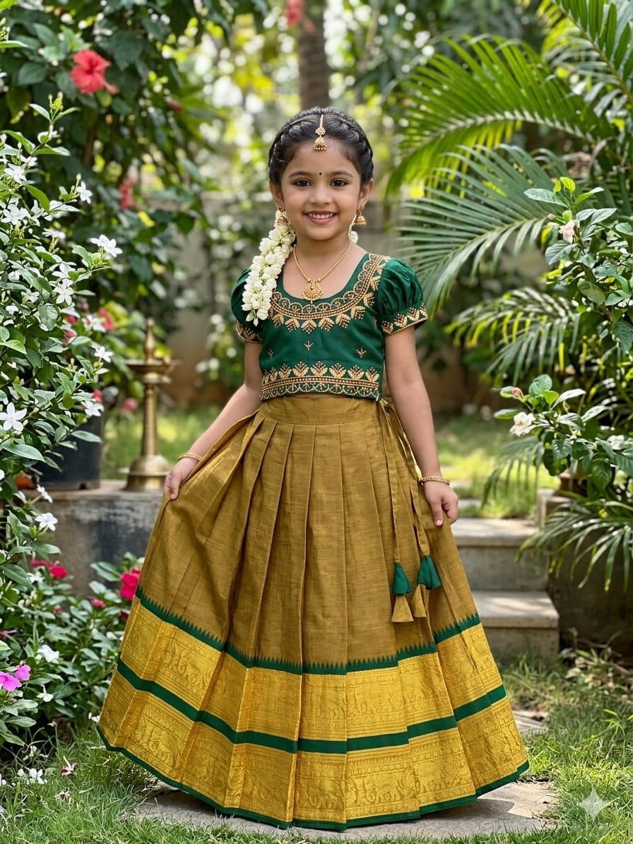 RKT Fashion's Embroidered Lehenga Choli Set