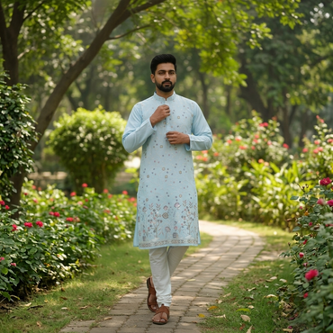 Ananya Exports' Embroidered Lexux Kurta