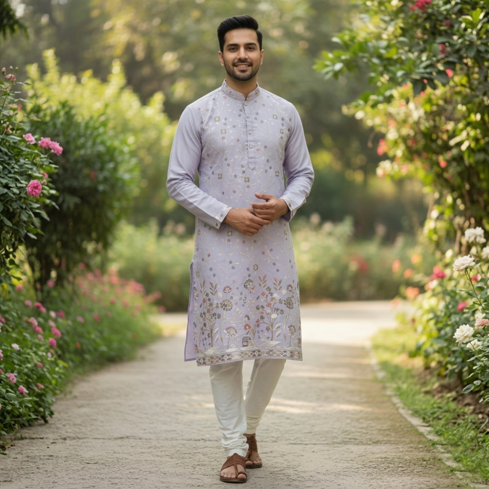 Ananya Exports' Embroidered Lexux Kurta
