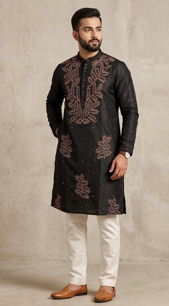 Ananya Exports' Embroidered Kurta in Rolex Fabric
