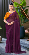 Flamingo Georgette Saree  Collection