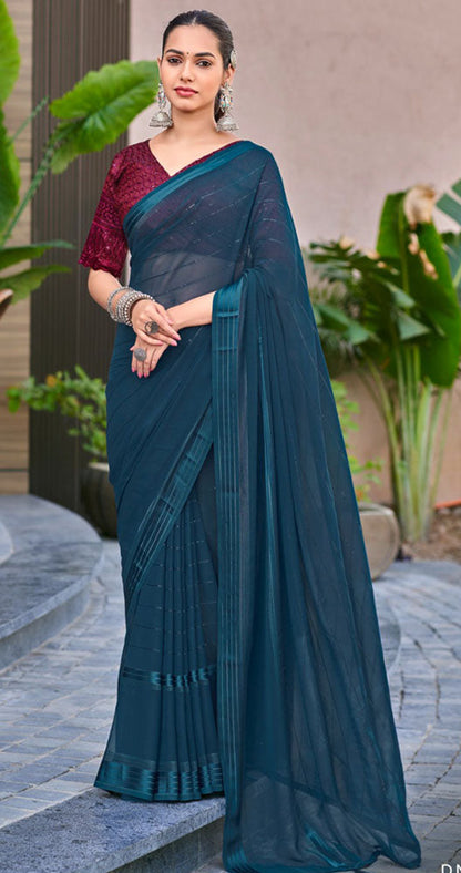 Flamingo Georgette Saree  Collection