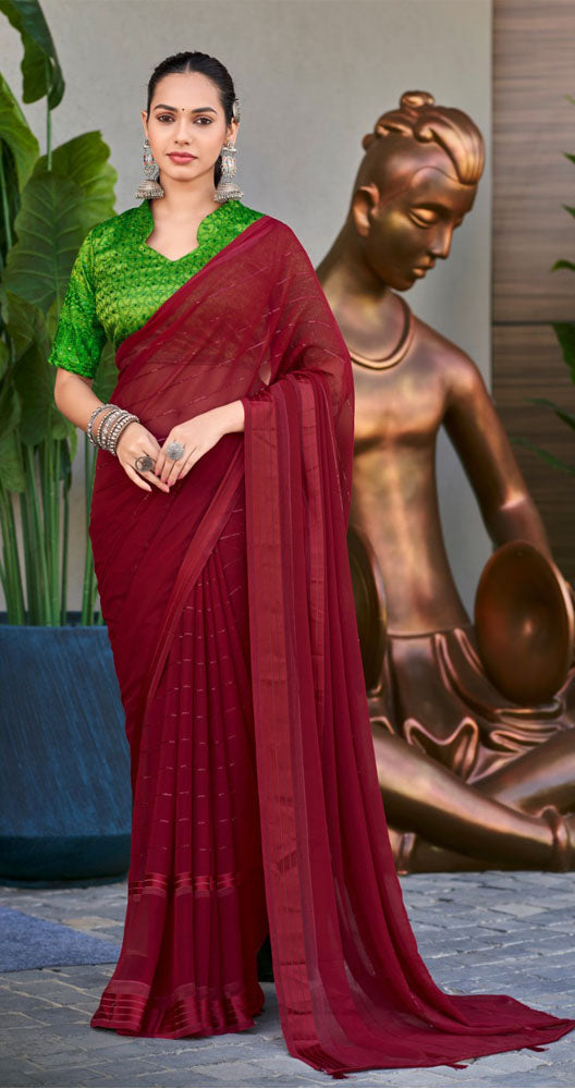 Flamingo Georgette Saree  Collection