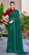 Flamingo Georgette Saree  Collection