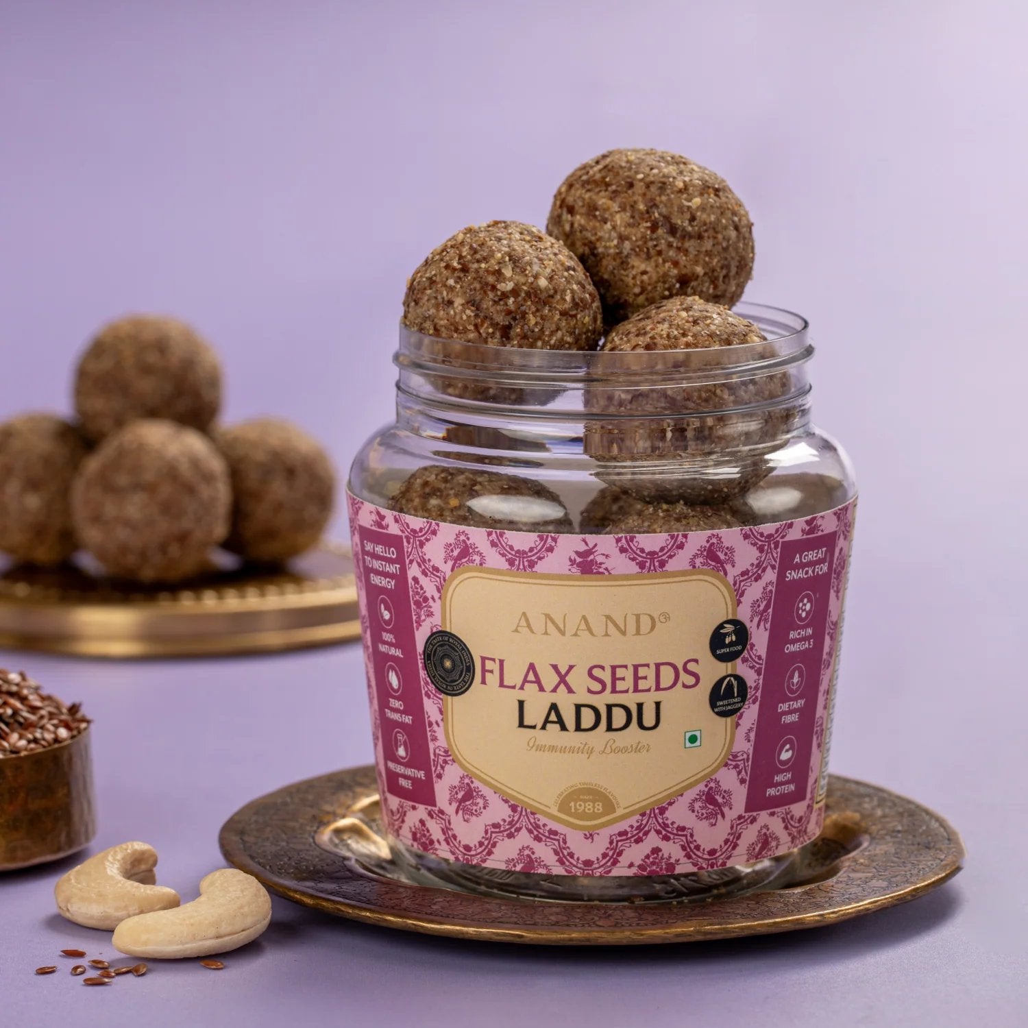 Anand Sweets Jaggery Flax Seed Laddu
