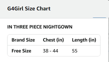 G4Girl Nighty for Womens - Girls (Combo of 3 PCS) - purple purple yellow