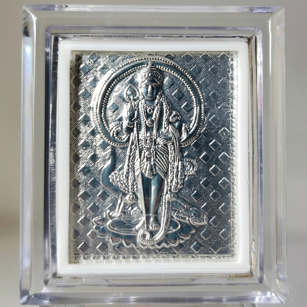 German Silver Tabletop Embossed Frame
