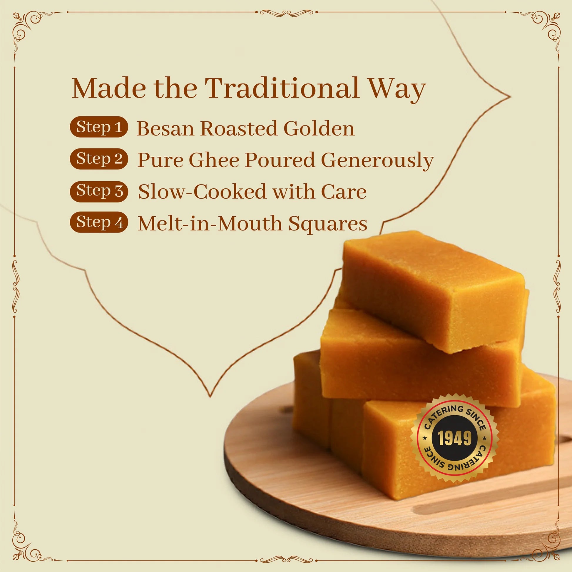 Shree Vaishnavi Sweets' Ghee Mysore Pak