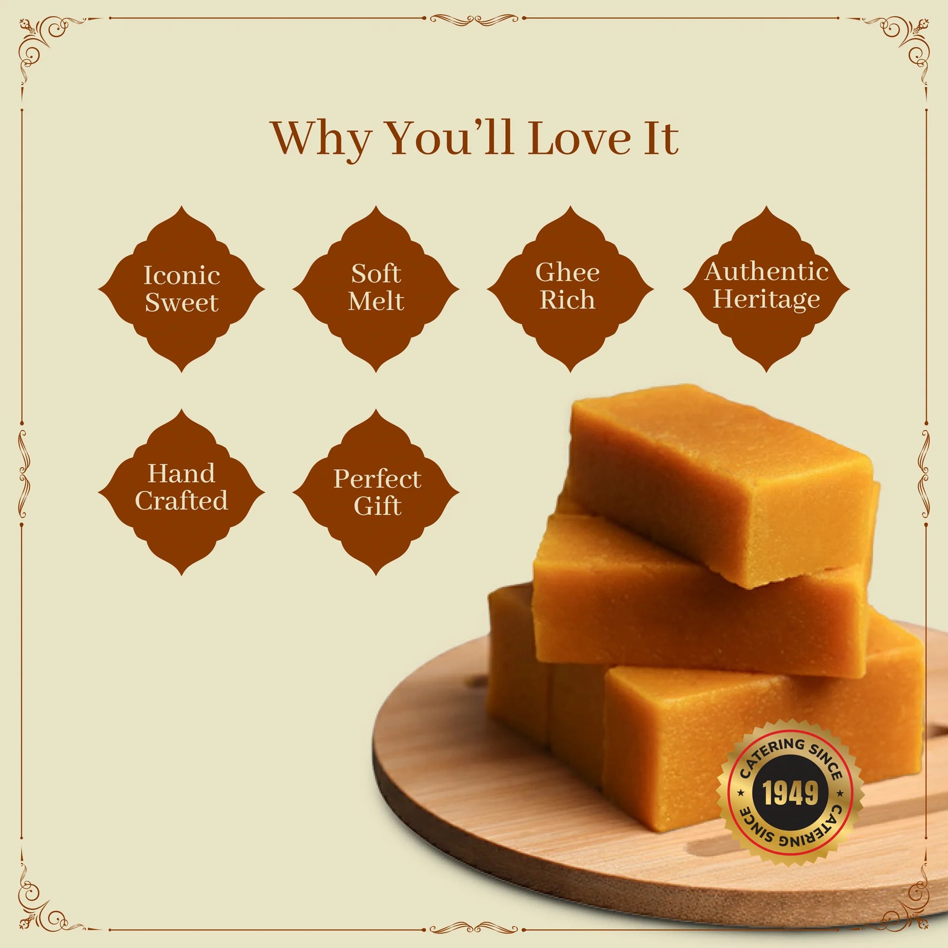 Shree Vaishnavi Sweets' Ghee Mysore Pak