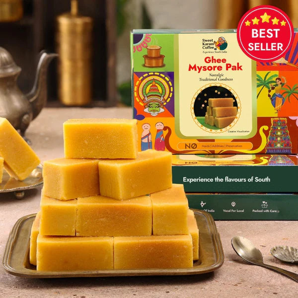 Sweet Karam Coffee Ghee Mysorepak
