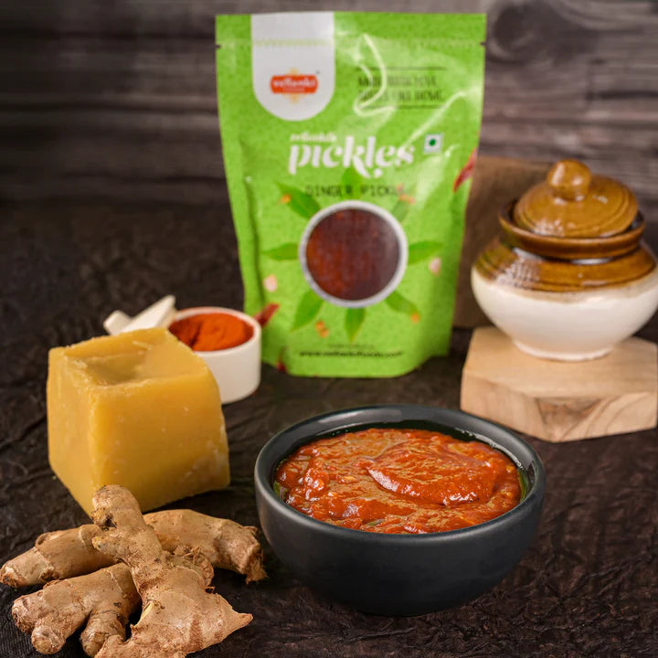Vellanki Ginger Pickle (with Tamarind)