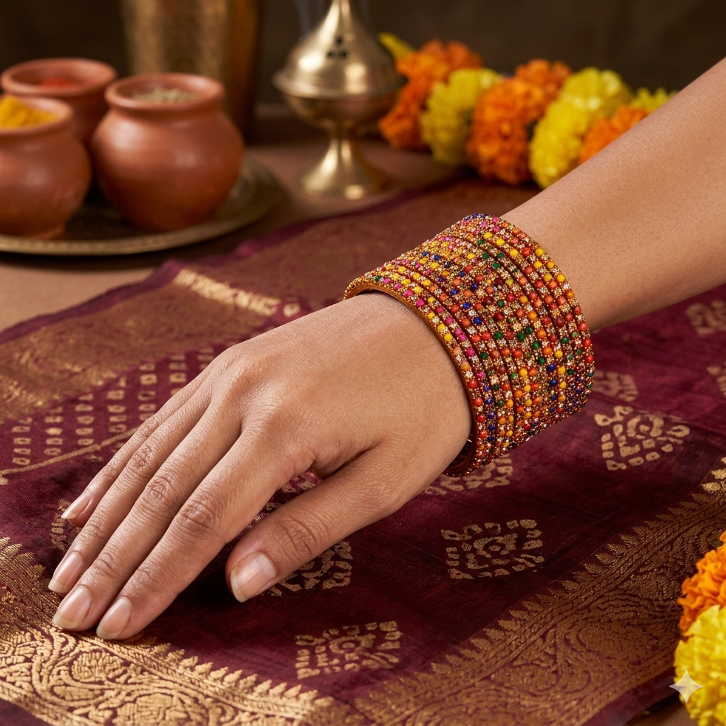 Glass Bangle - Multicolour 6