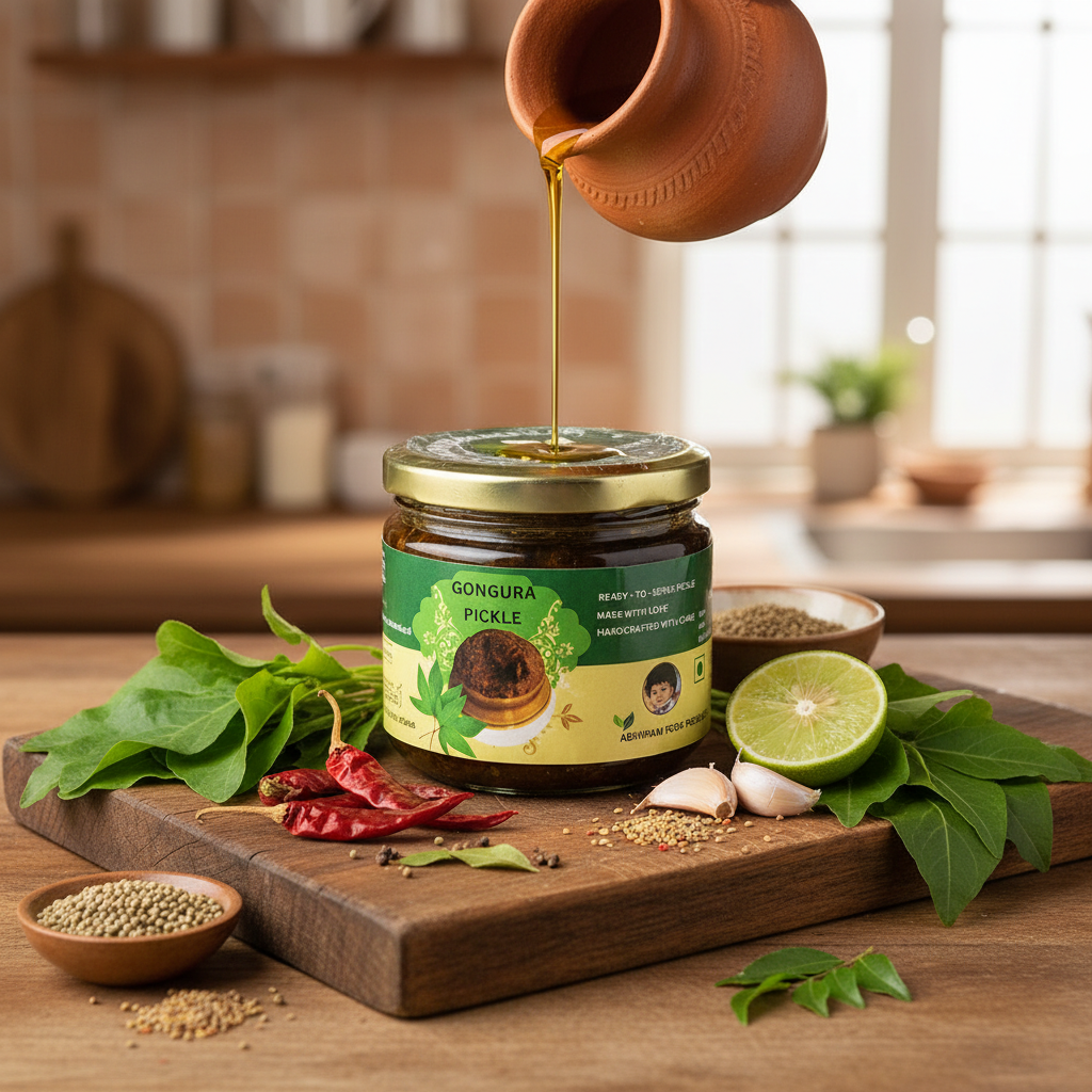 Abhi Ruchulu Gongra Pickle
