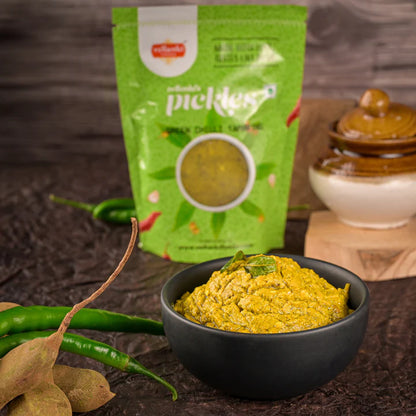 Vellanki Greenchilli Tamarind Pickle