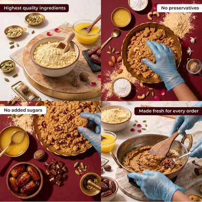 Kaashi Foods' Guilt free besan laddu