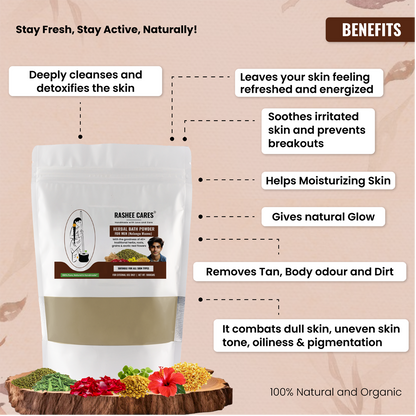 Rashee Cares Herbal Bath Powder For Men