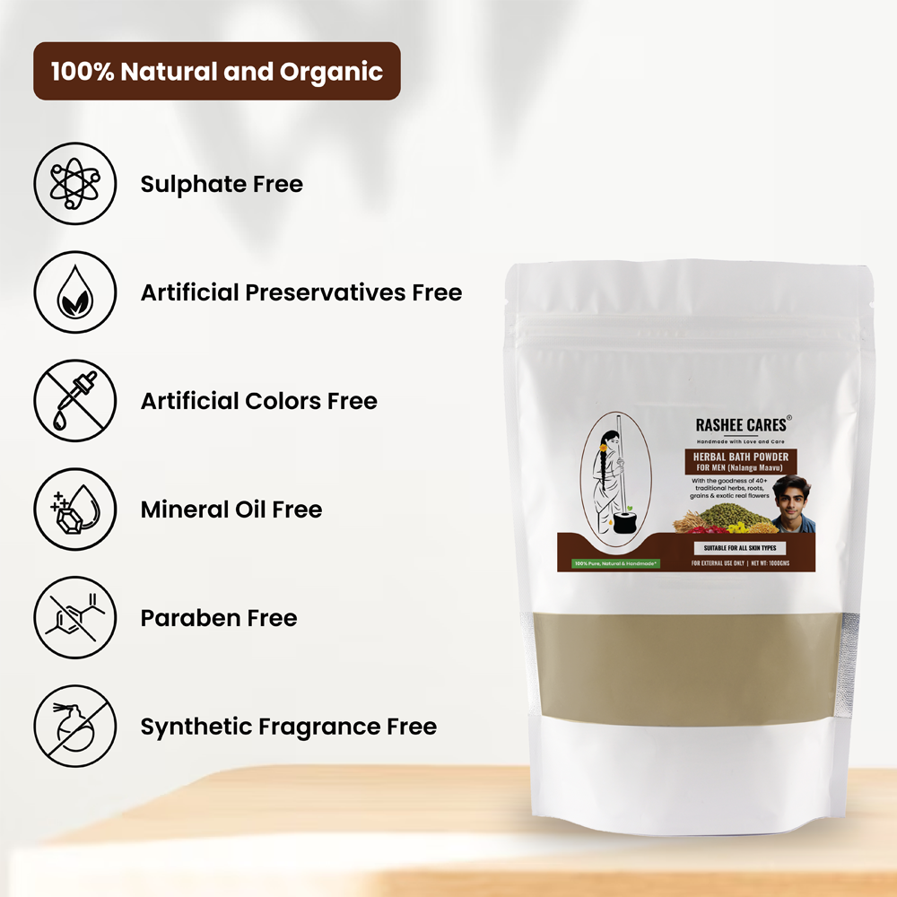 Rashee Cares Herbal Bath Powder For Men
