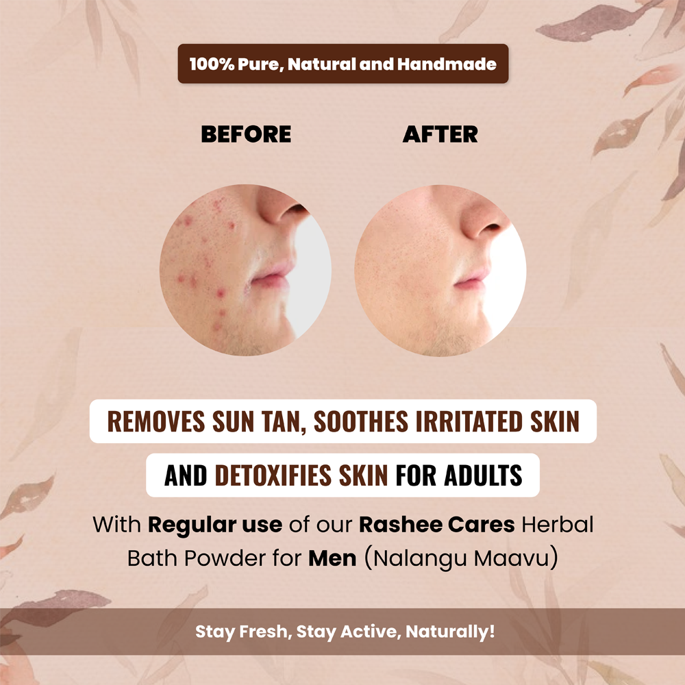 Rashee Cares Herbal Bath Powder For Men