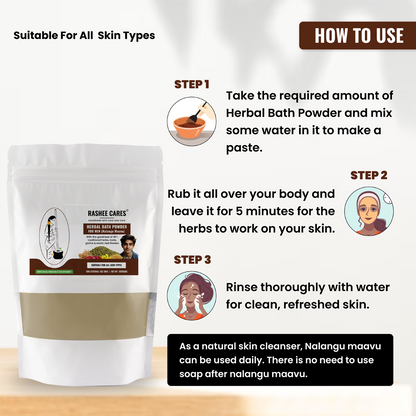 Rashee Cares Herbal Bath Powder For Men