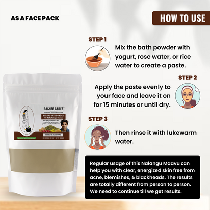 Rashee Cares Herbal Bath Powder For Men