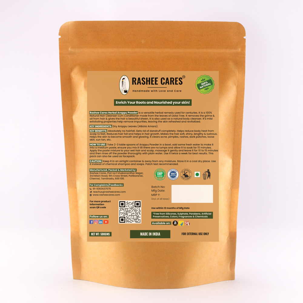 Rashee Cares Herbal Arappu Powder
