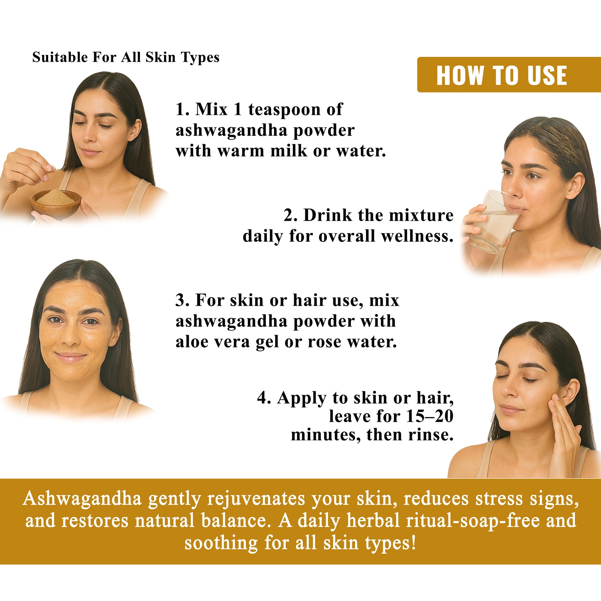 Rashee Cares Herbal Ashwangandha Powder
