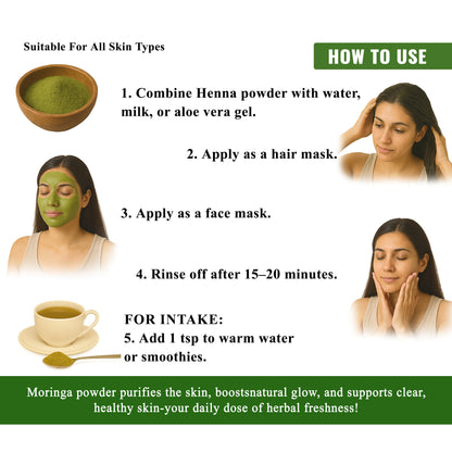Rashee Cares Herbal Moringa Powder