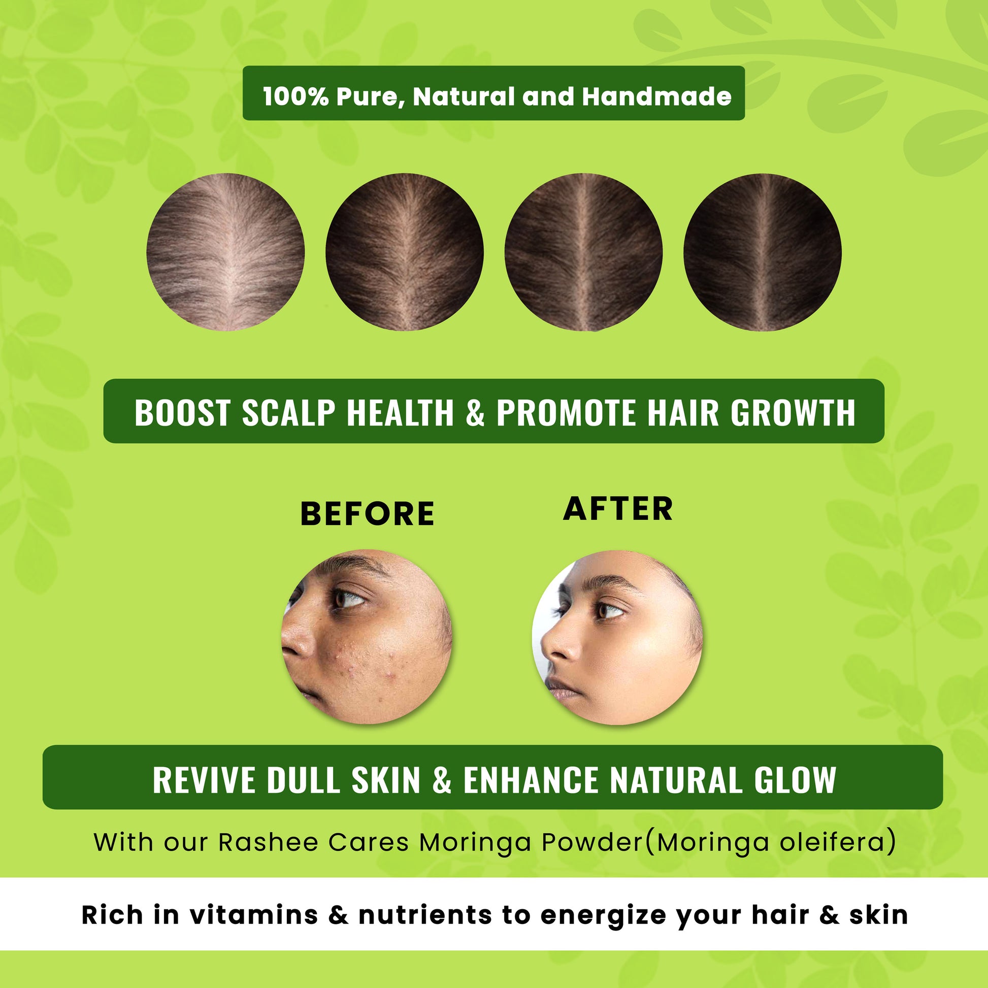 Rashee Cares Herbal Moringa Powder