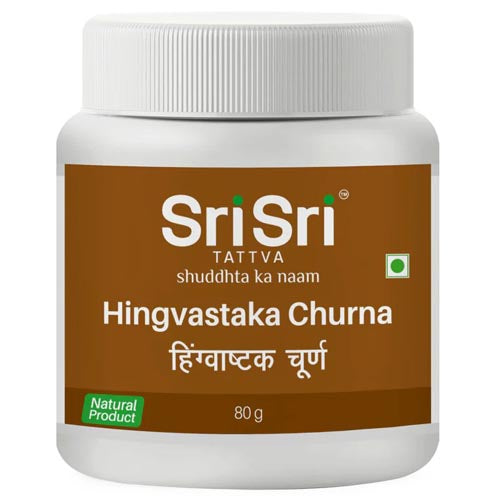 Sri Sri Tattva Hingvastaka Churna
- Digestive & Gas Reliever