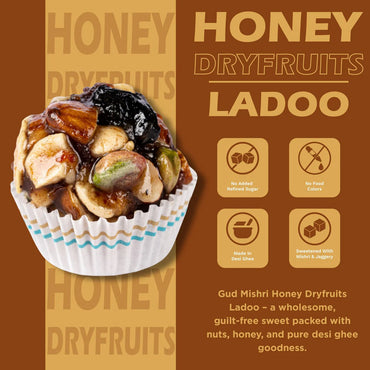 Gudmishri Honey Dry Fruit Laddu