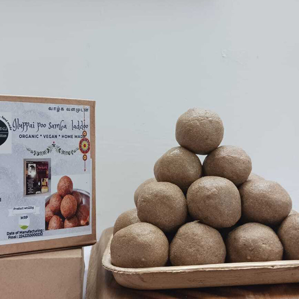 Kamarkat Srini's 
ILluppai Poo Samba(Traditional Rice) Laddoo
