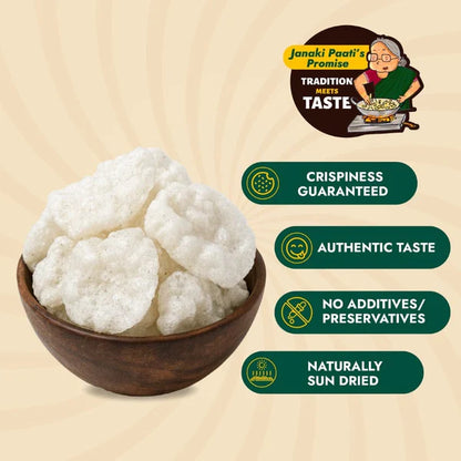 Sweet Karam Coffee Javvarisi Vadam (Sabudana Papad Crisp)