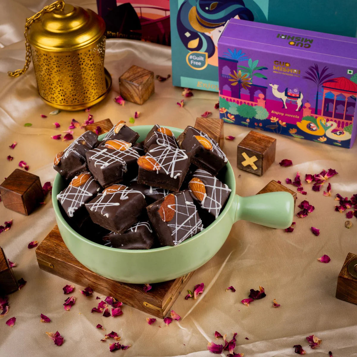 Gudmishri Kaju Choco Pastry Barfi