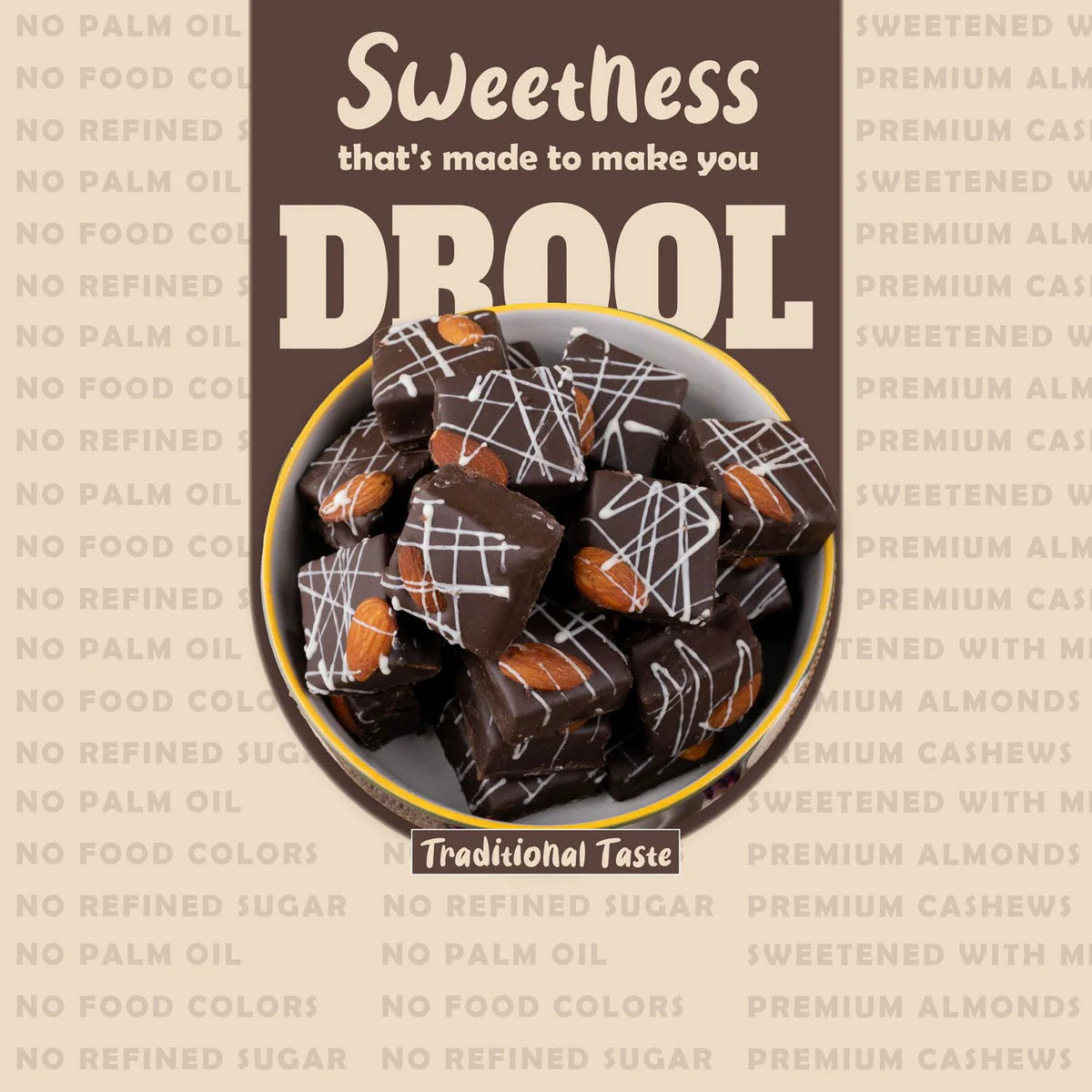 Gudmishri Kaju Choco Pastry Barfi