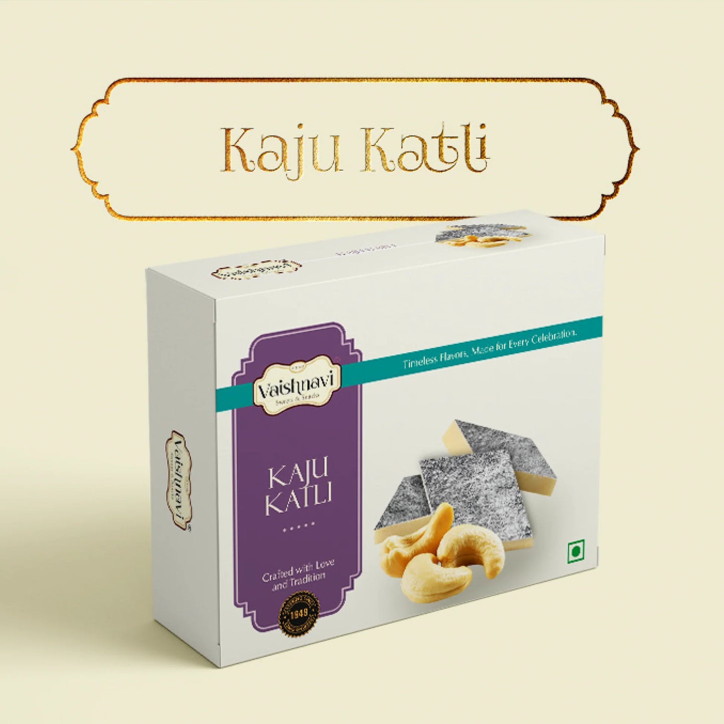 Shree Vaishnavi Sweets' Kaju Katli